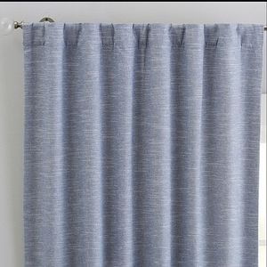 NEW Pottery Barn Kids Evelyn Chambray Blackout 3-in-1 Panel 44x64" *SINGLE*